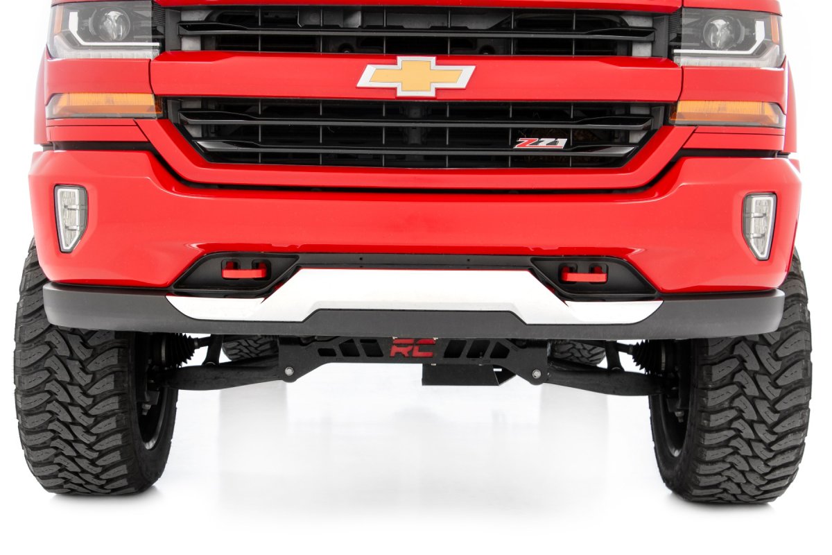 Chevrolet Silverado 1500 Tow Hooks - Rough Country - Forged - Red - '14-'18